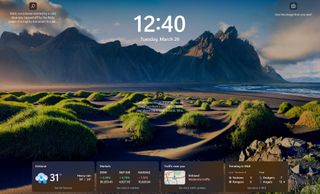 Windows 11 Lock Screen Widgets