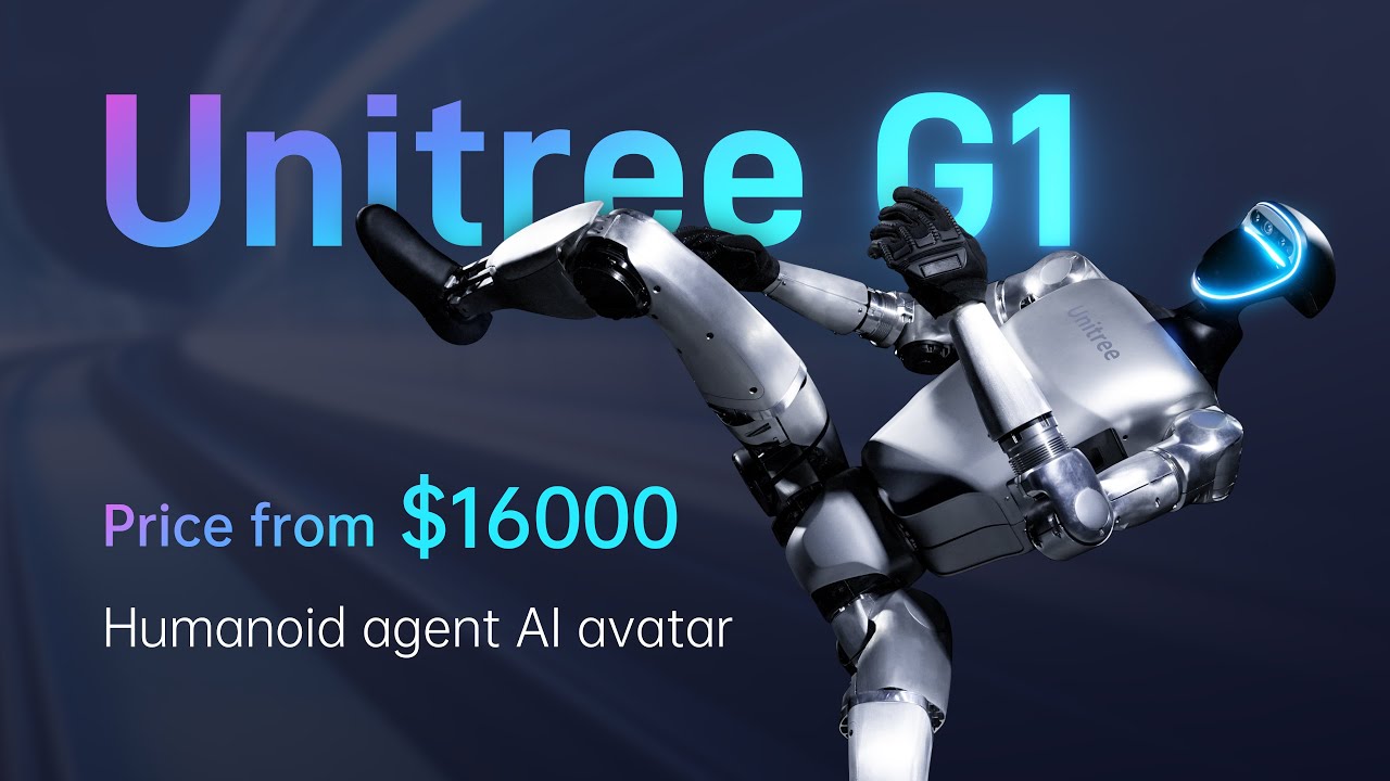 Unitree Introducing | Unitree G1 Humanoid Agent | AI Avatar | Price from $16K - YouTube