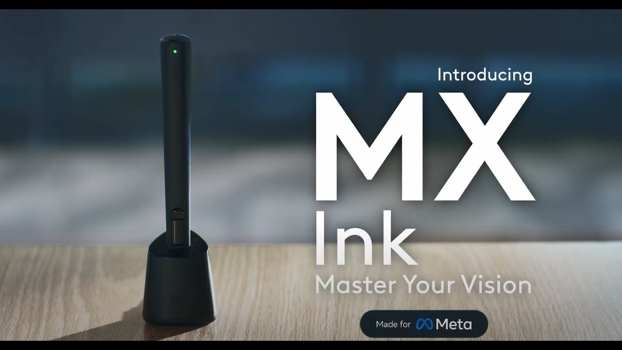 Introducing Logitech MX Ink Mixed Reality Stylus for Meta Quest - YouTube