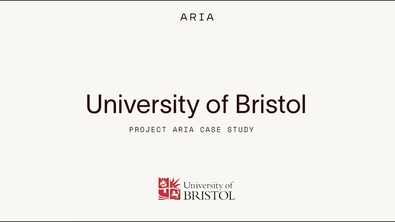 Project Aria Case Study: University of Bristol - YouTube