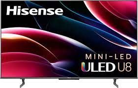 Hisense U8H TV on white background