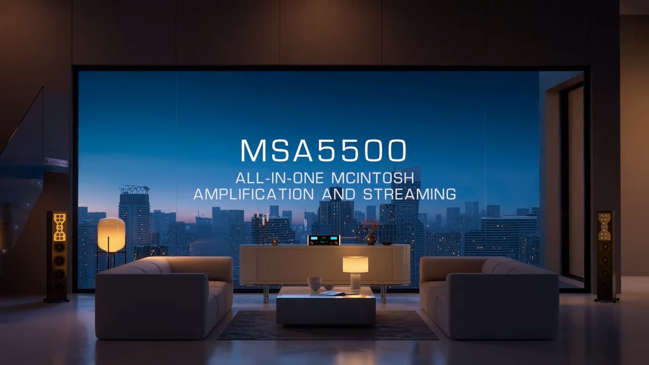 McIntosh MSA5500 Streaming Integrated Amplifier - YouTube