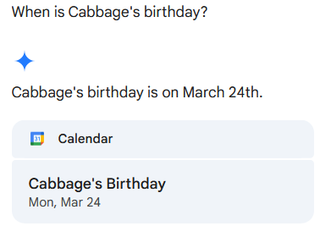 Google Calendar Gemini