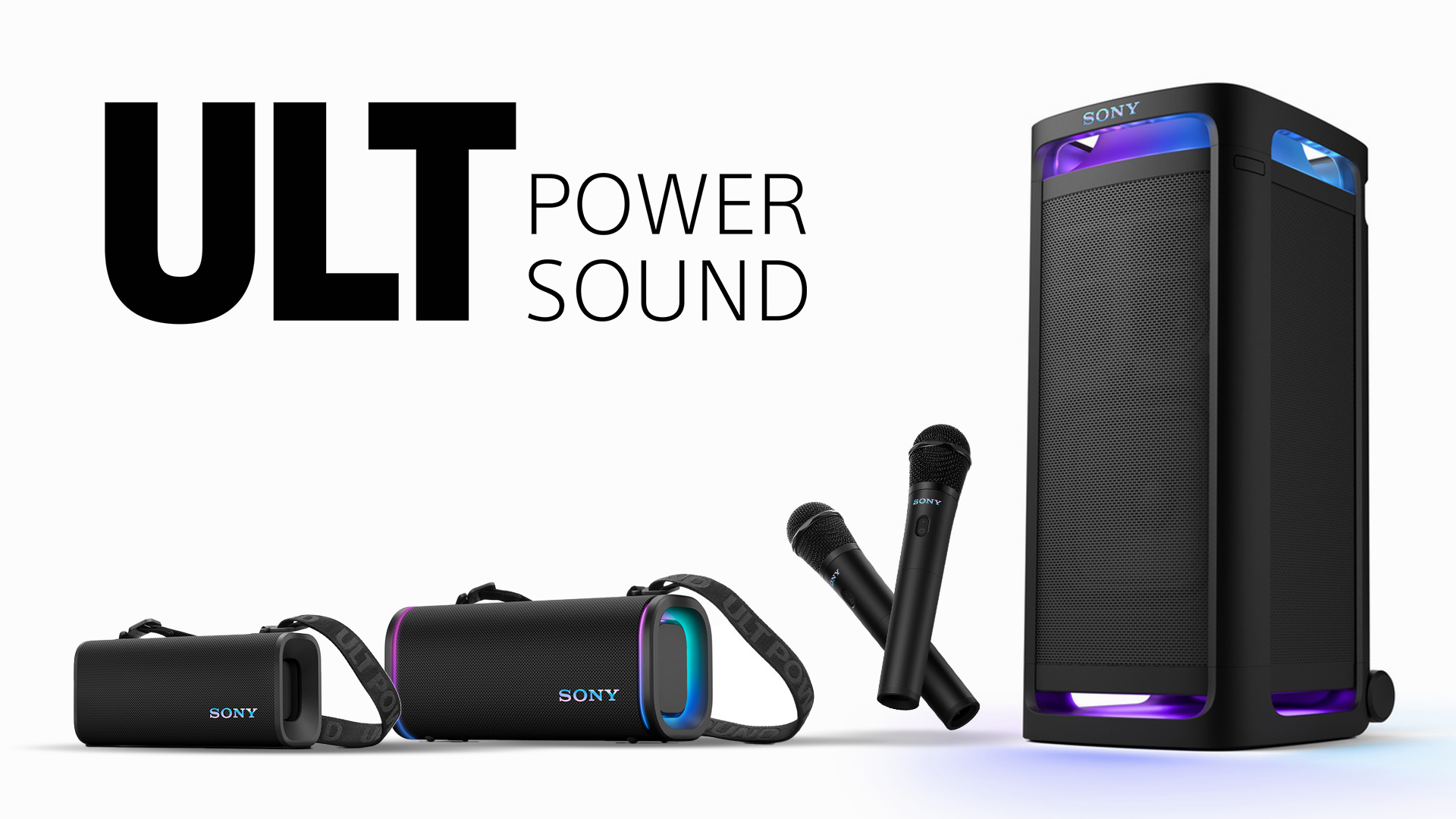 Sony's new ULT range, all together