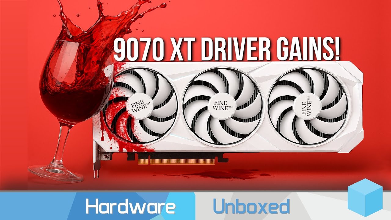 The Radeon RX 9070 XT is Now Faster, AMD FineWine - YouTube