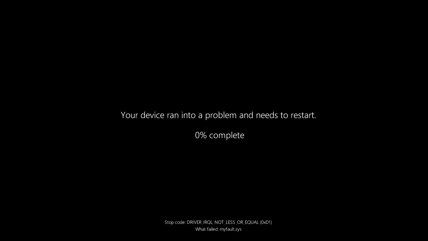 Windows 11 Black Screen of Death error message