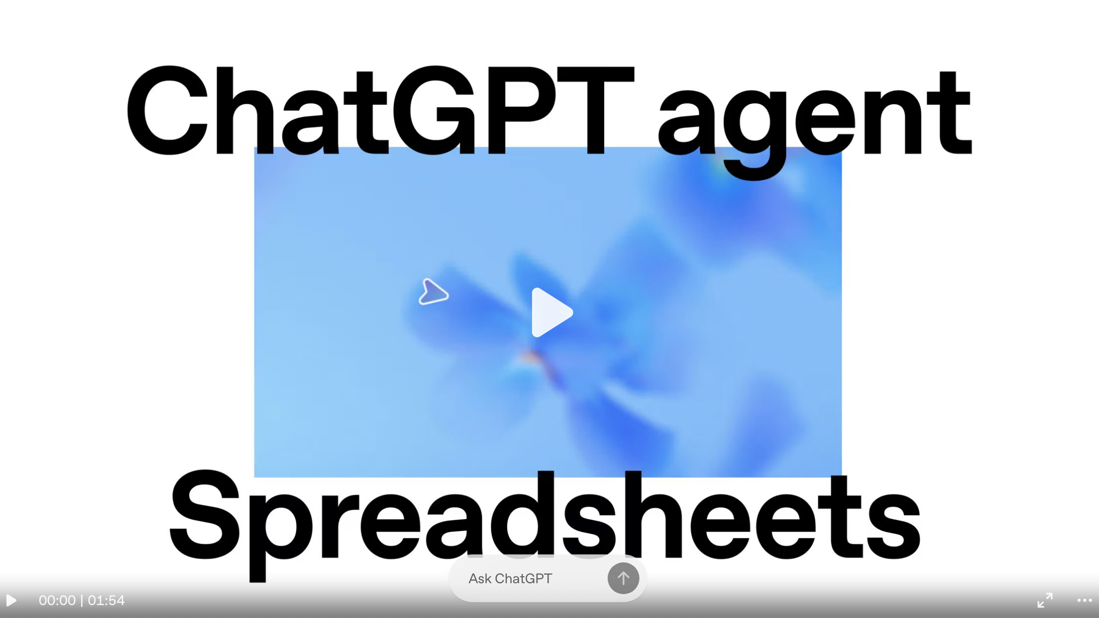 ChatGPT agent