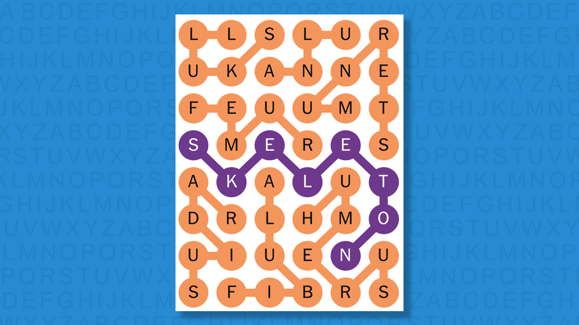 NYT Strands answers for game 607 on a blue background