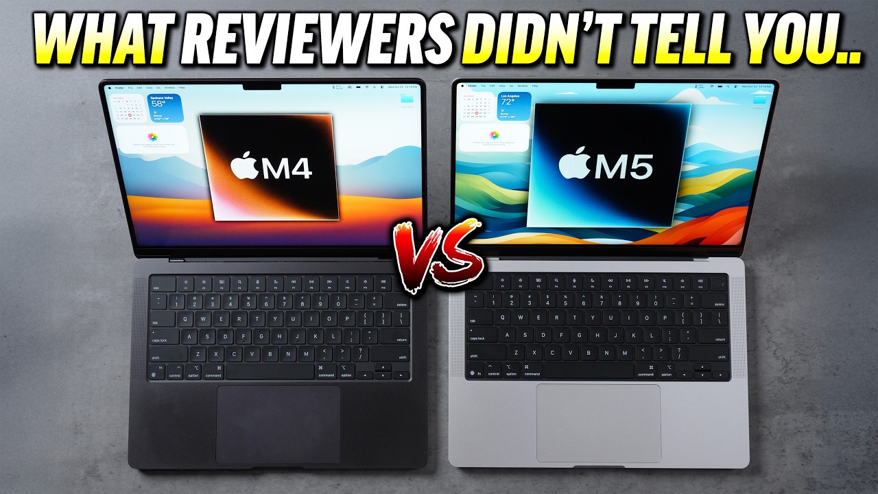 M4 vs M5 MacBook Pro ULTRA Comparison - Holy SMOKES, Apple! - YouTube