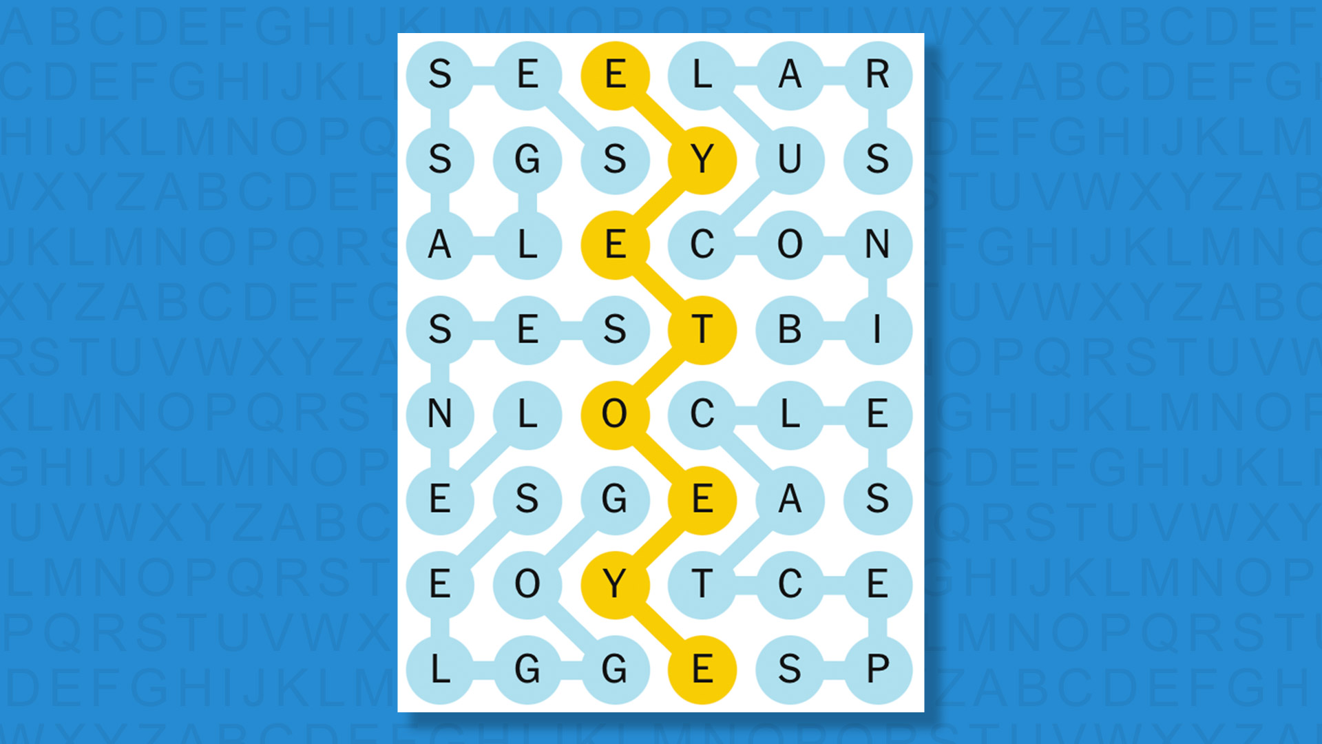 NYT Strands answers for game 622 on a blue background