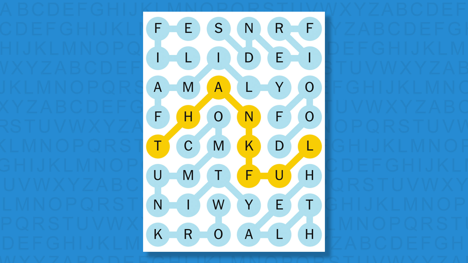 NYT Strands answers for game 634 on a blue background