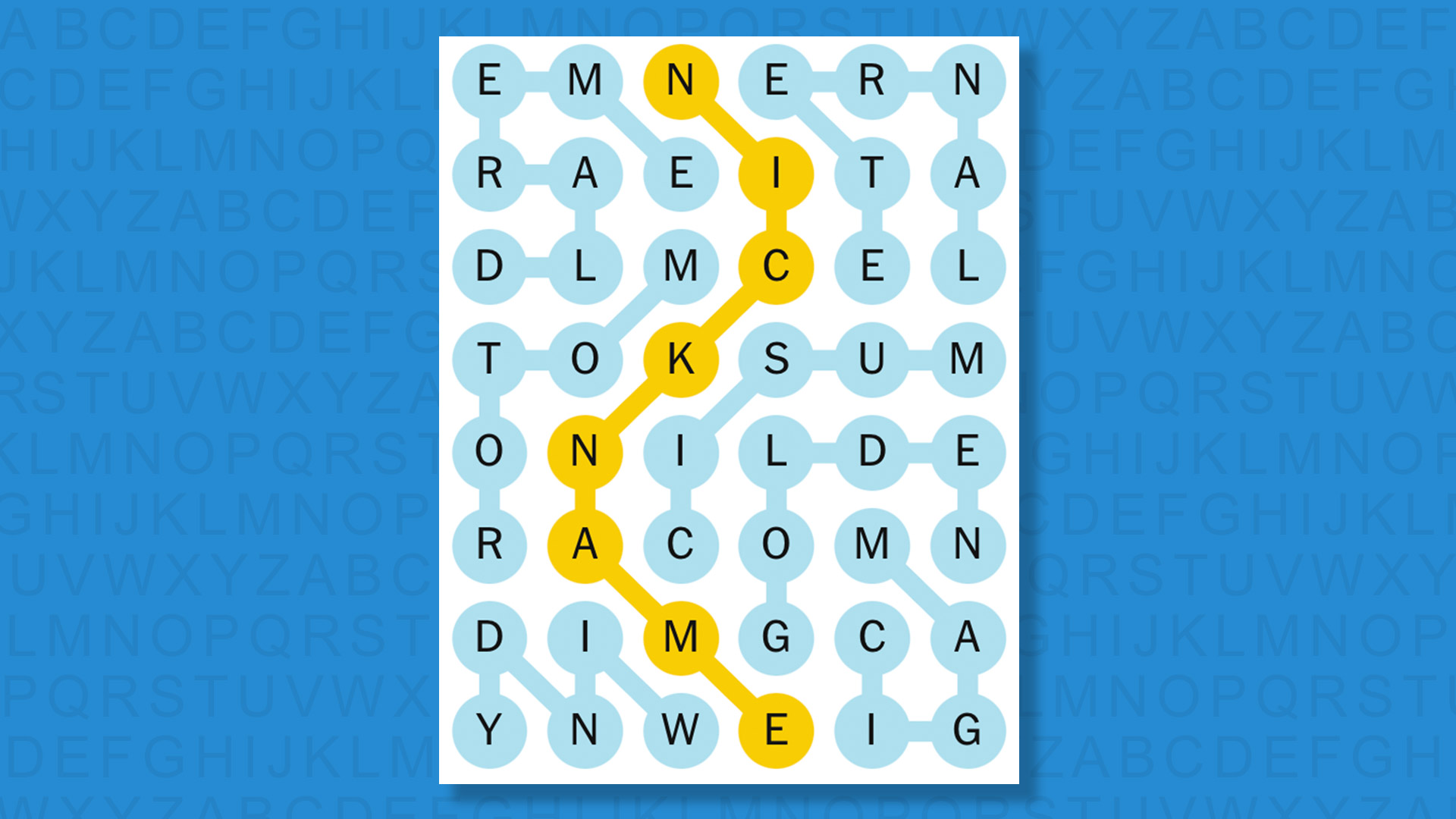 NYT Strands answers for game 613 on a blue background