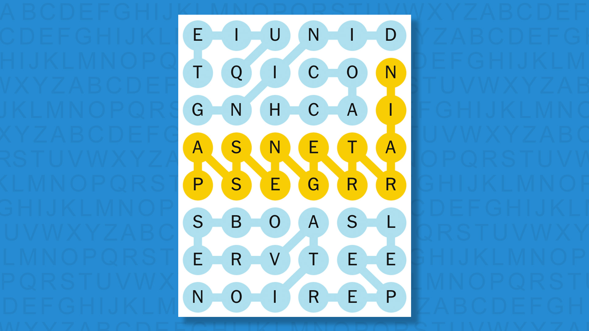 NYT Strands answers for game 633 on a blue background