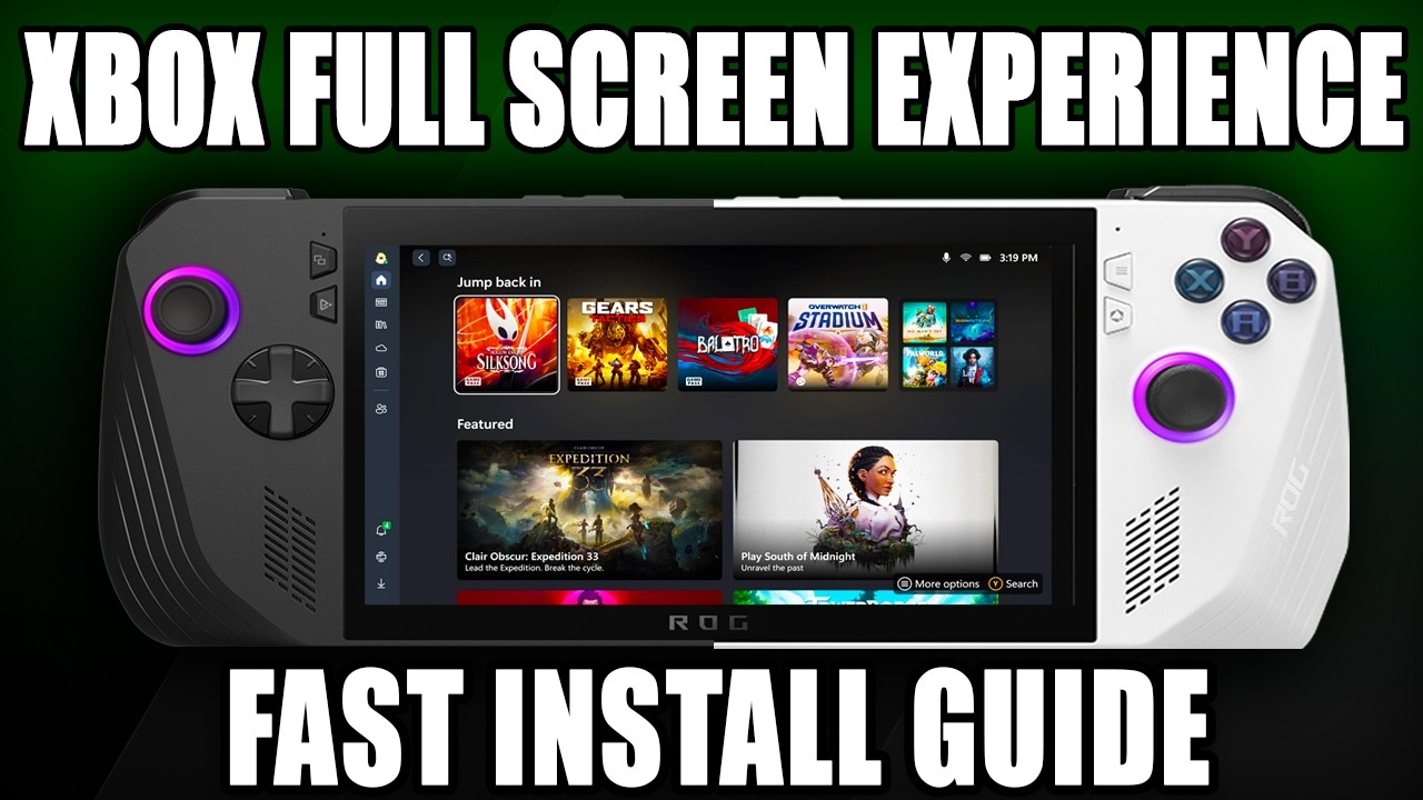 Xbox Full Screen Experience On ANY Handheld: Easy Setup Guide - YouTube
