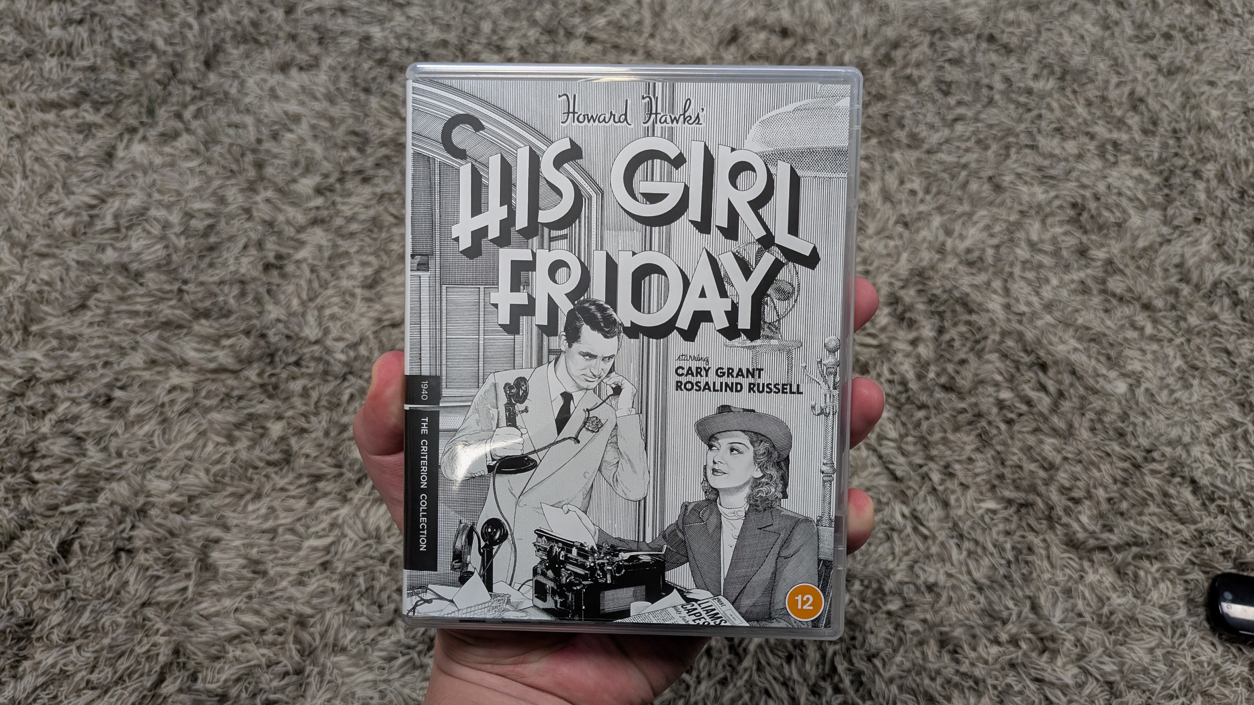 His Girl Friday 4K Blu-ray case