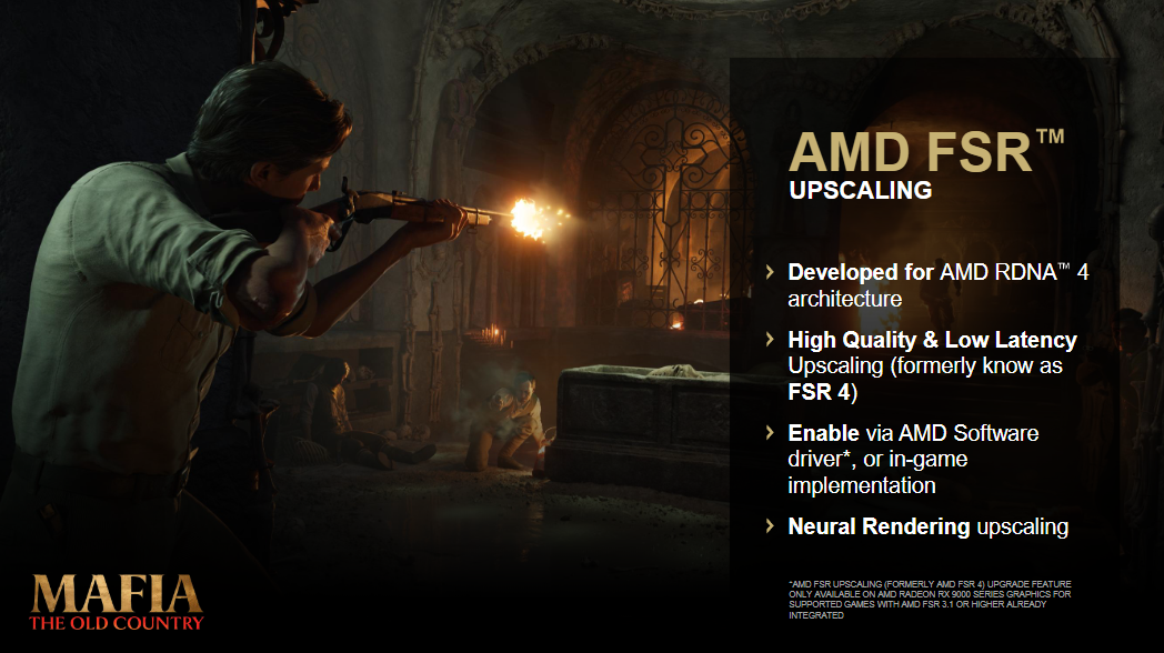 Presentation slide on FSR Redstone