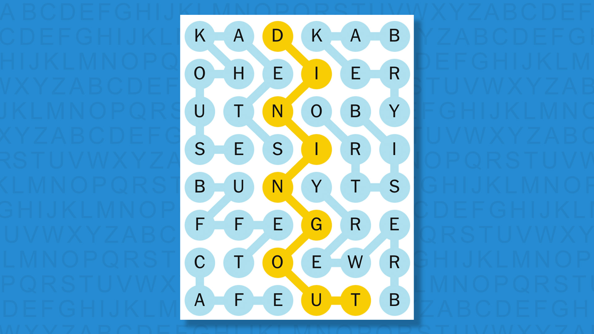 NYT Strands answers for game 642 on a blue background