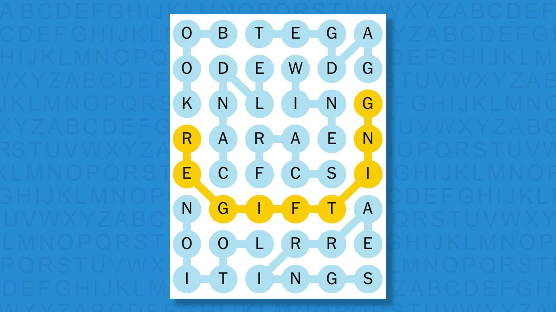 NYT Strands answers for game 659 on a blue background