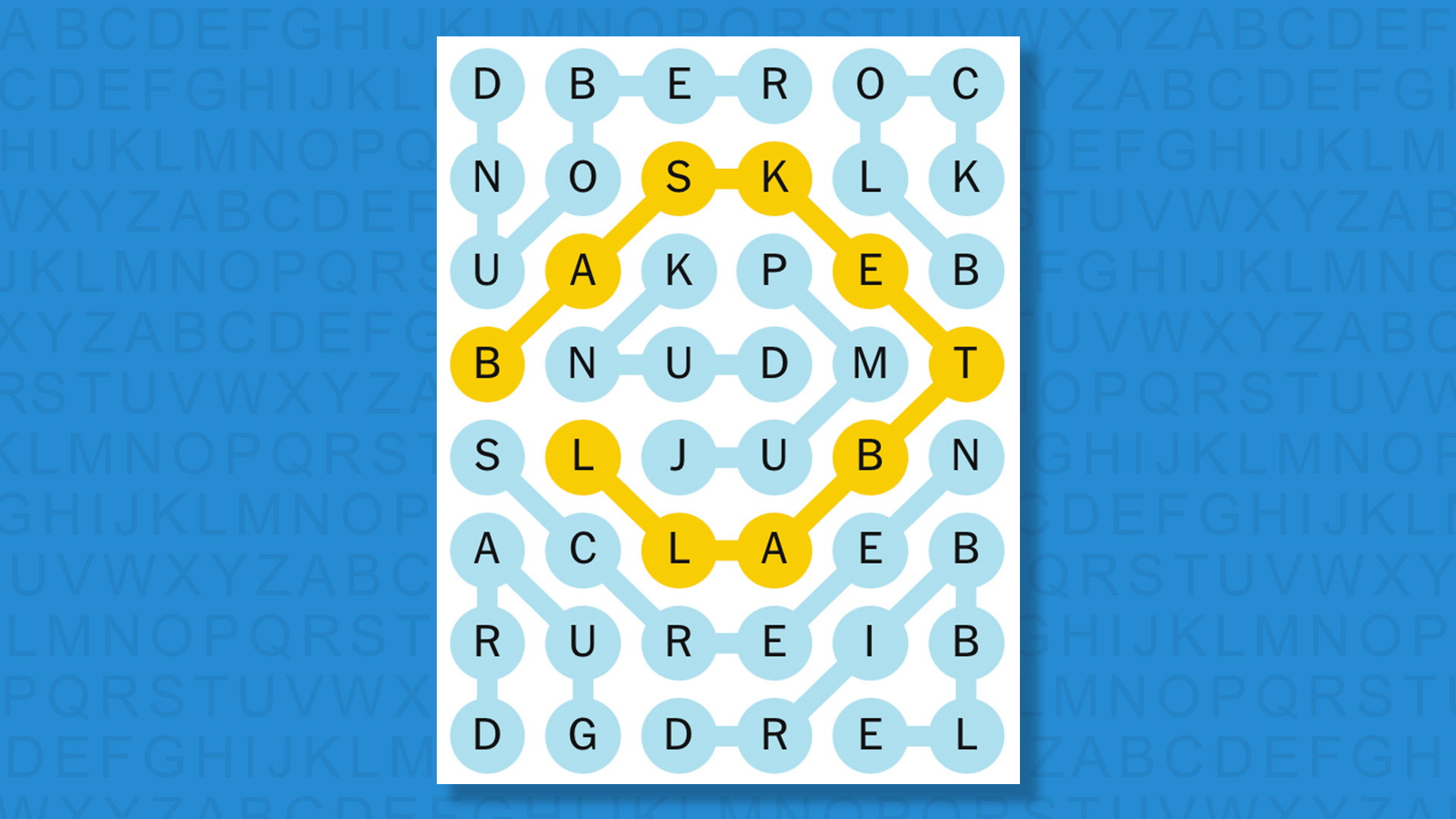 NYT Strands answers for game 646 on a blue background