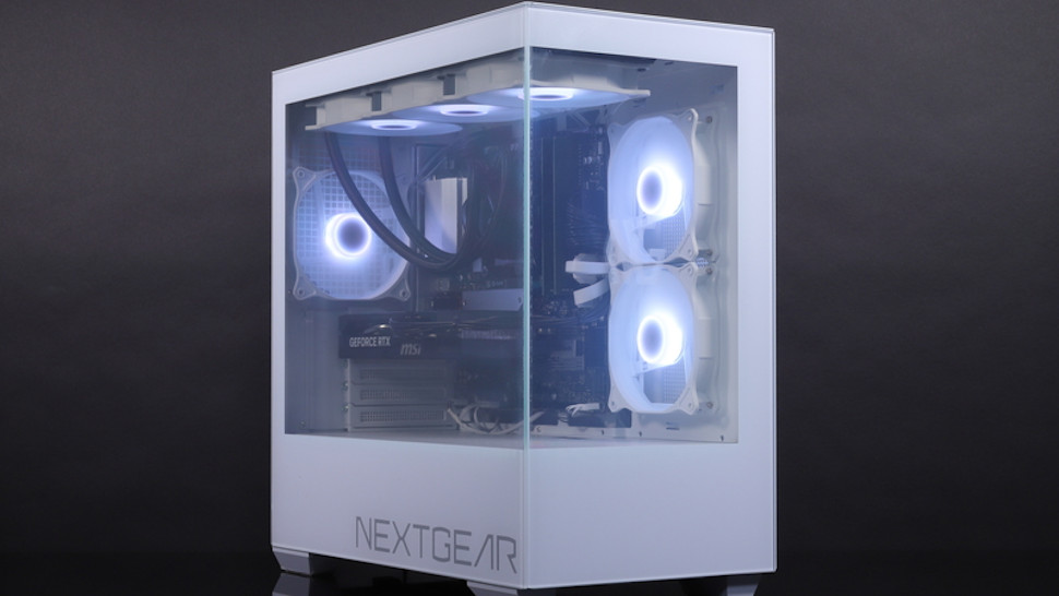 NextGear Clear Shift shown when transparent, so you can see through the side and front glass panels
