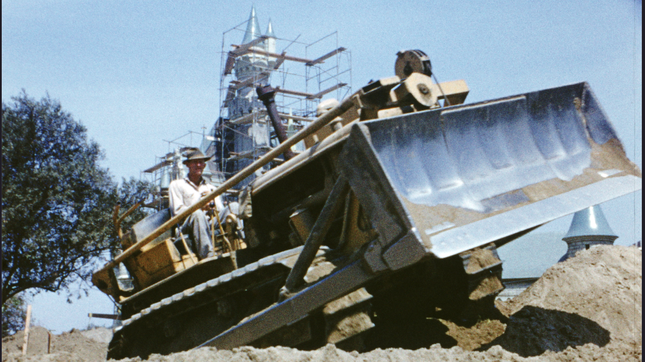 A still of Disneyland Construction from 'Disneyland Handcrafted'