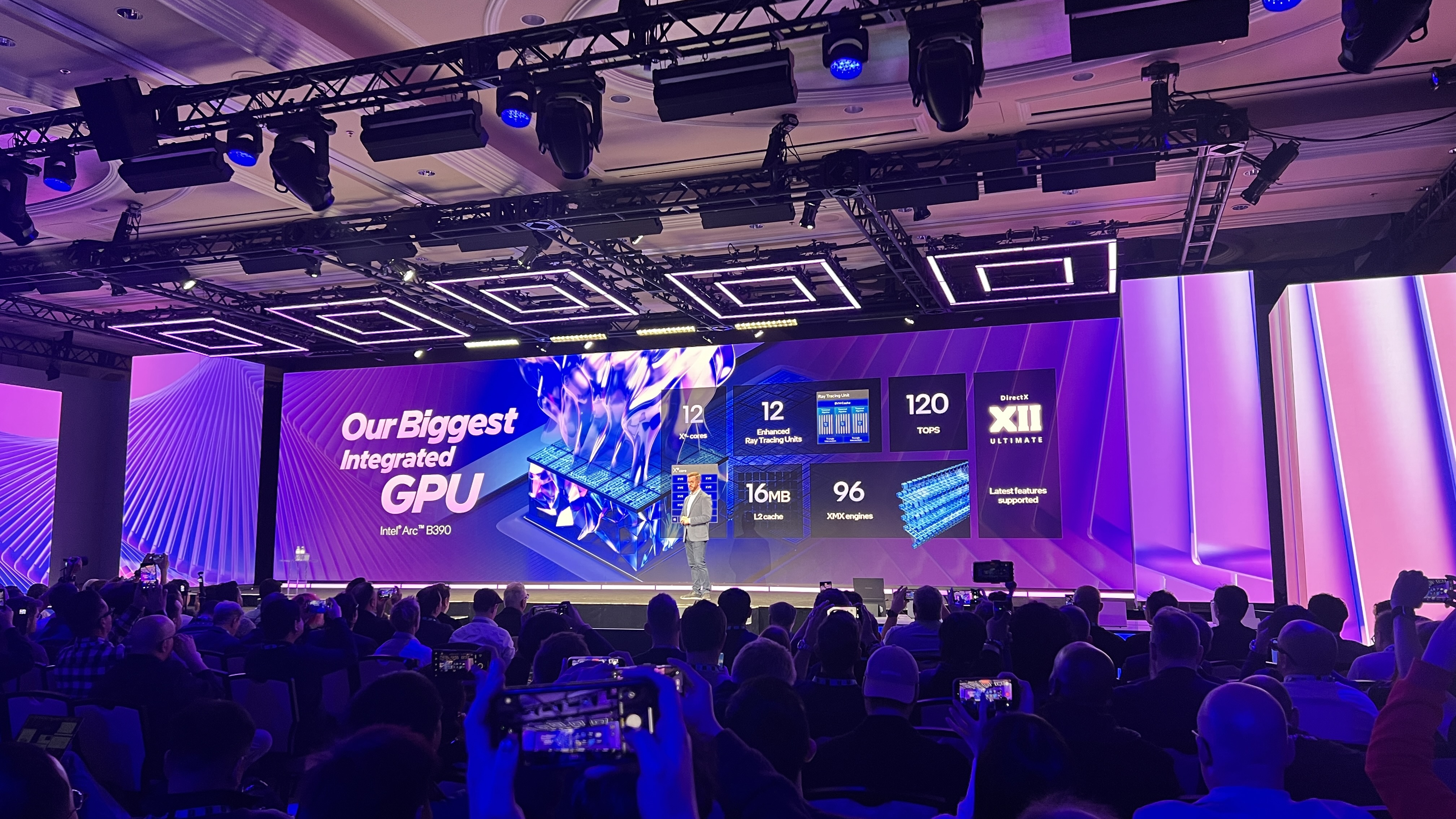 Intel Arc B390 announcement