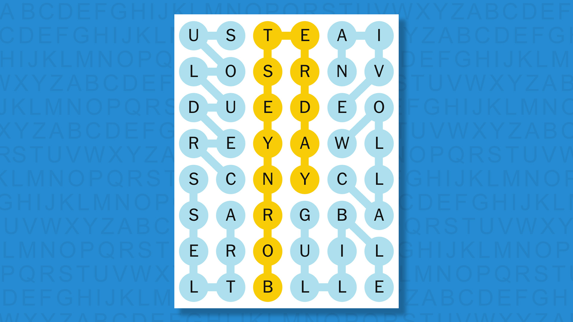 NYT Strands answers for game 691 on a blue background