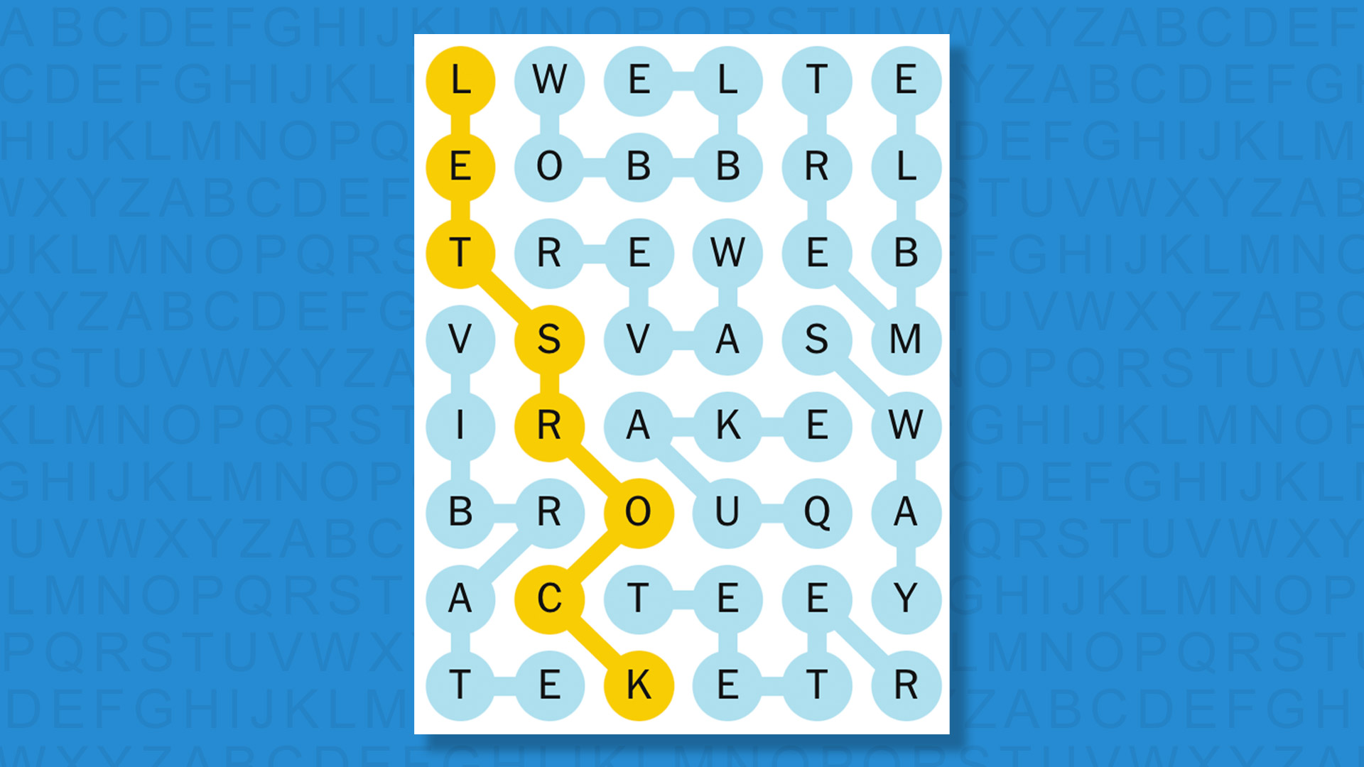 NYT Strands answers for game 687 on a blue background