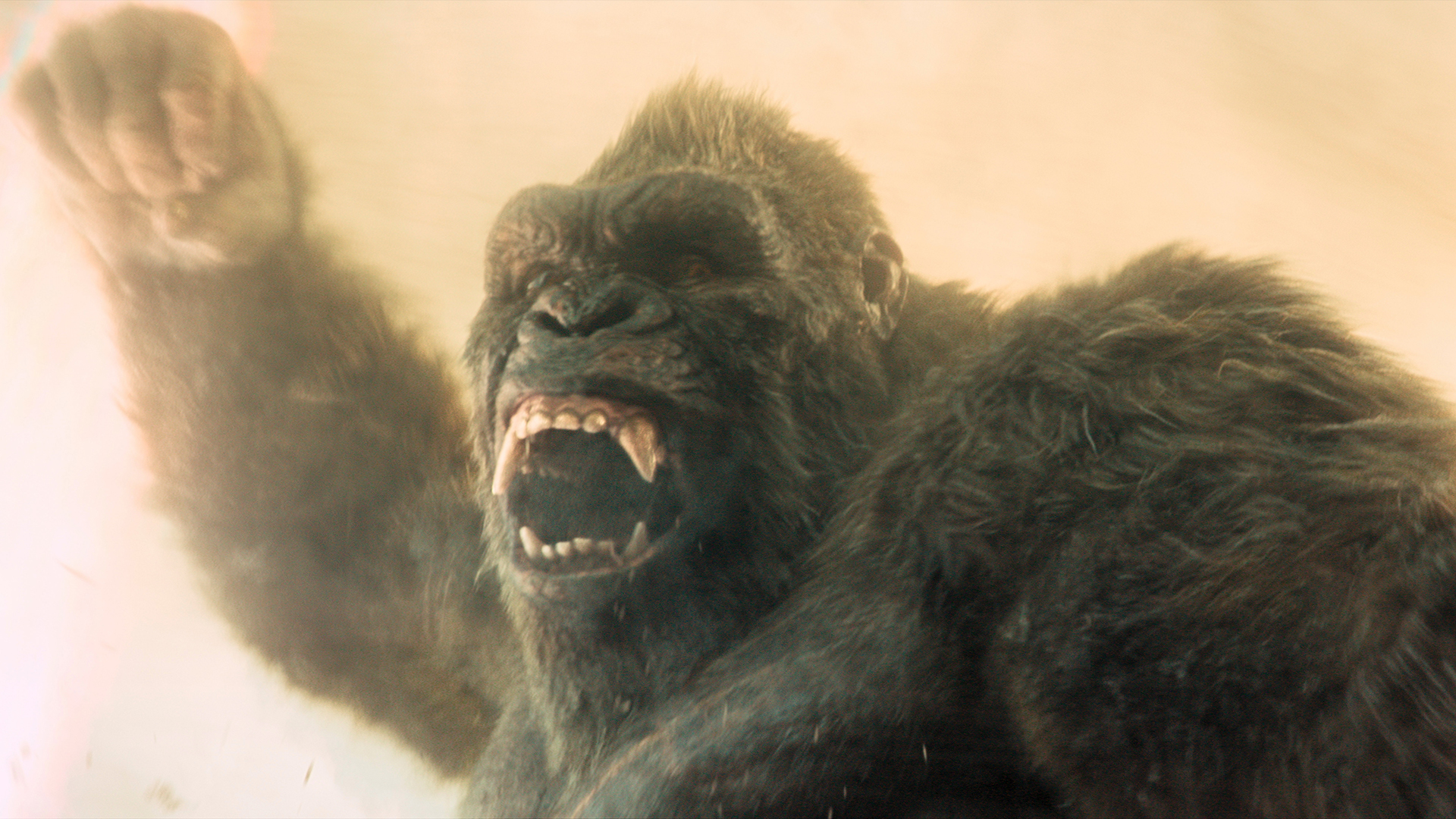 King Kong roaring and raising his right fist in Monarch: Legacy of Monsters season 2