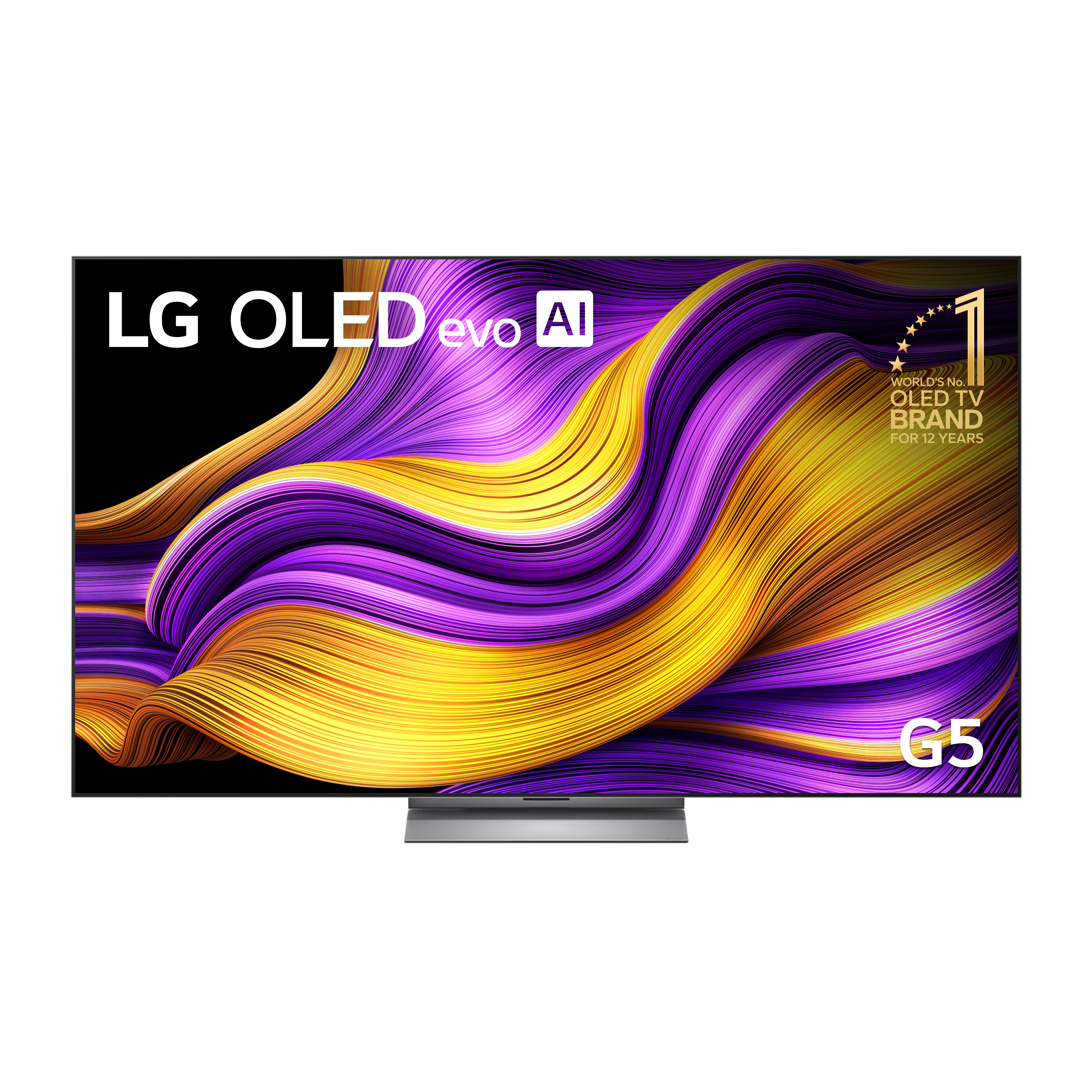 LG G5 OLED TV on a white background