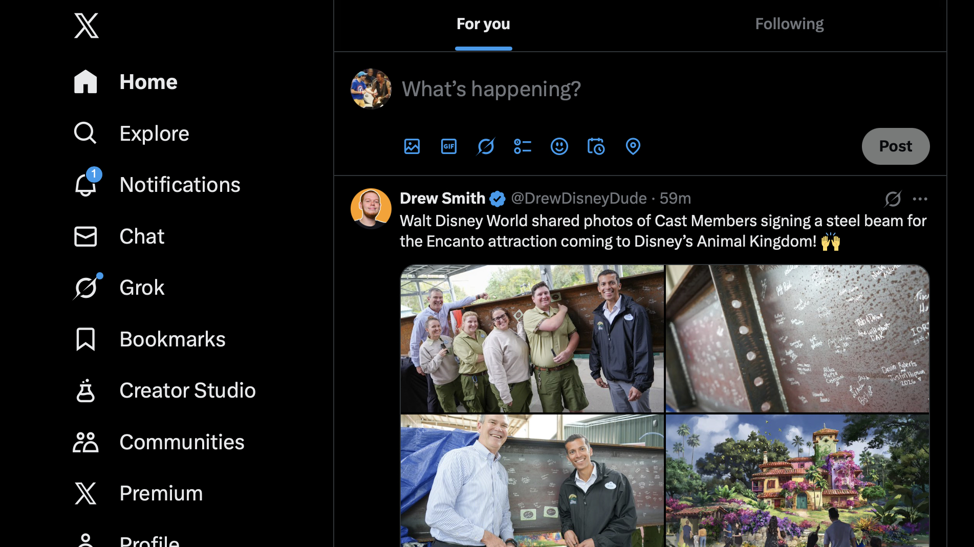 Feed has returned in X