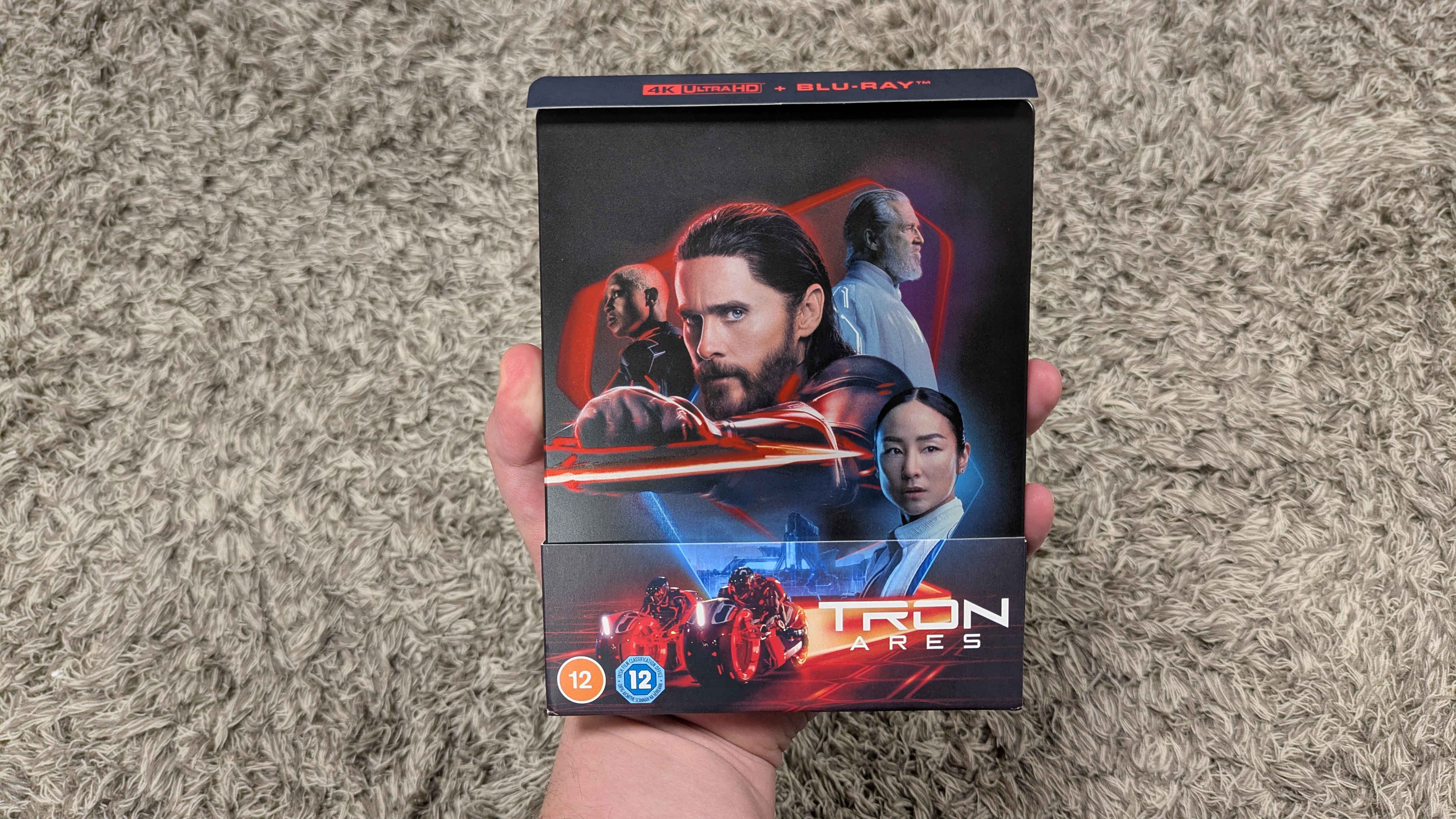 Tron: Ares 4K Blu-ray case