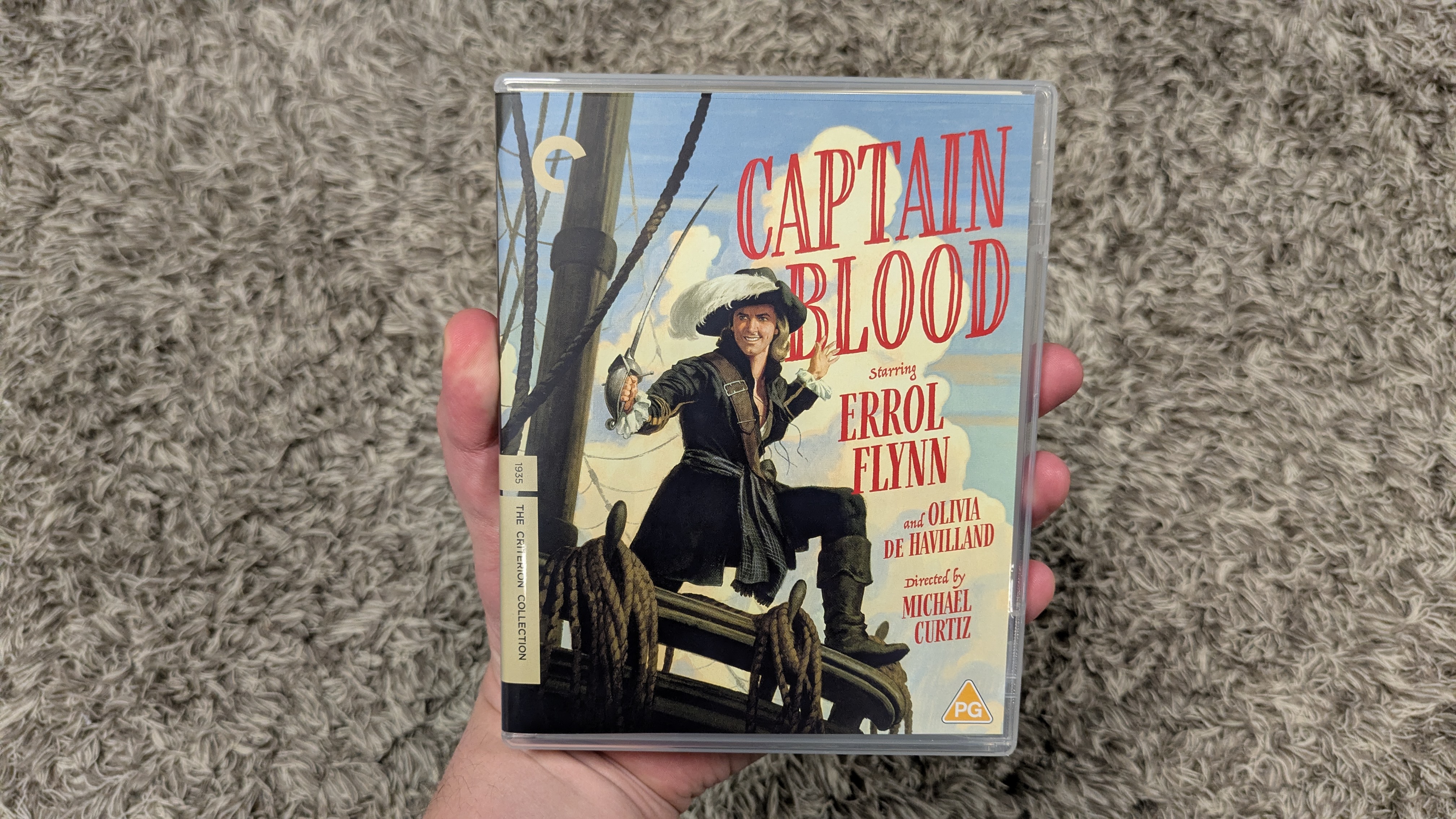 Captain Blood 4K Blu-ray case 