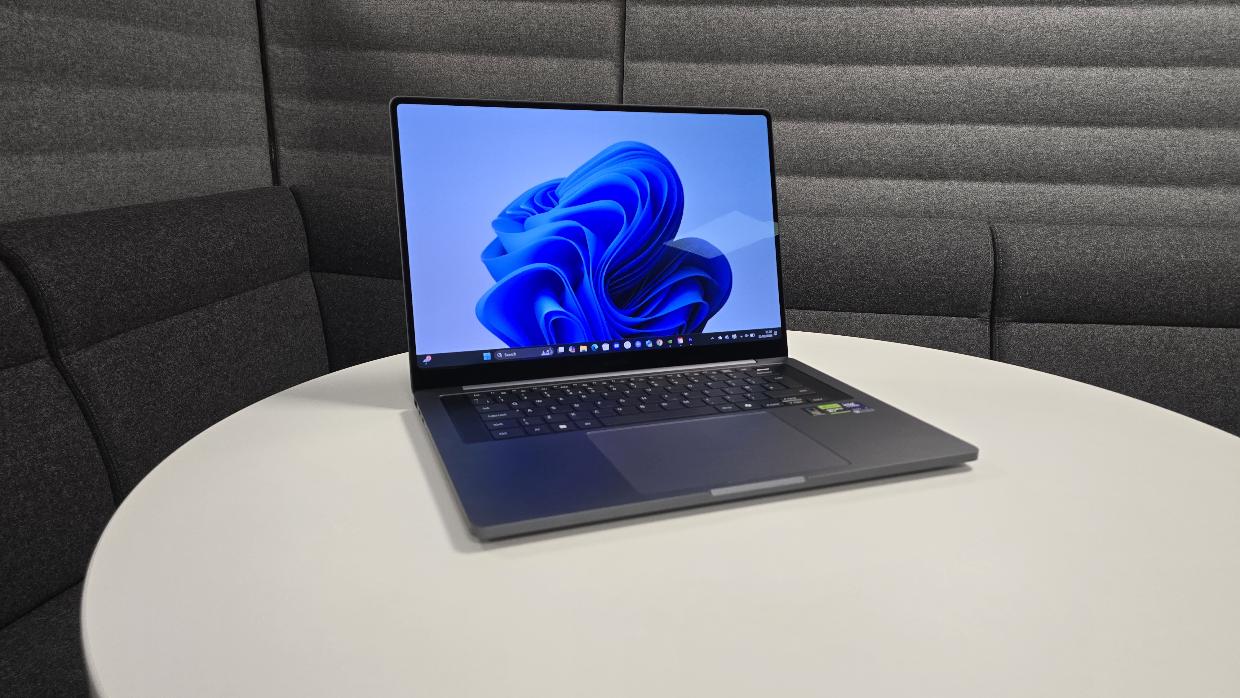 Samsung Galaxy Book6 Ultra laptop in an office environment