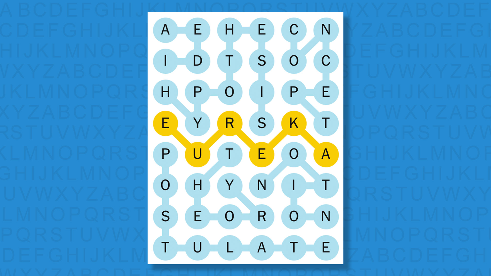 NYT Strands answers for game 718 on a blue background