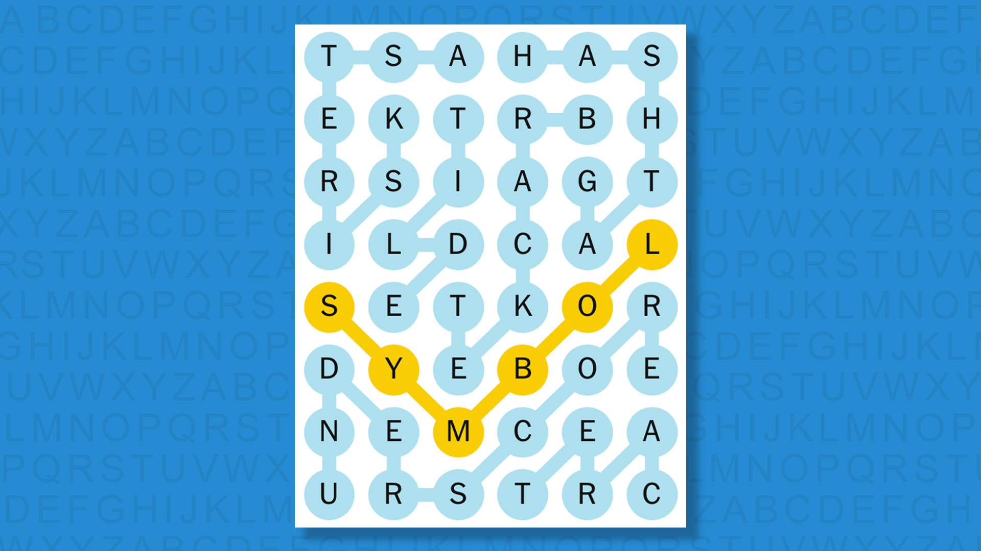 NYT Strands answers for game 702 on a blue background