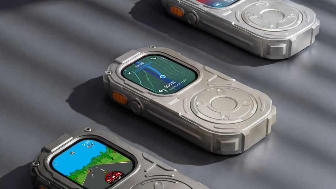 The RePod Ultra, on Apple Maps, flanked by other models.