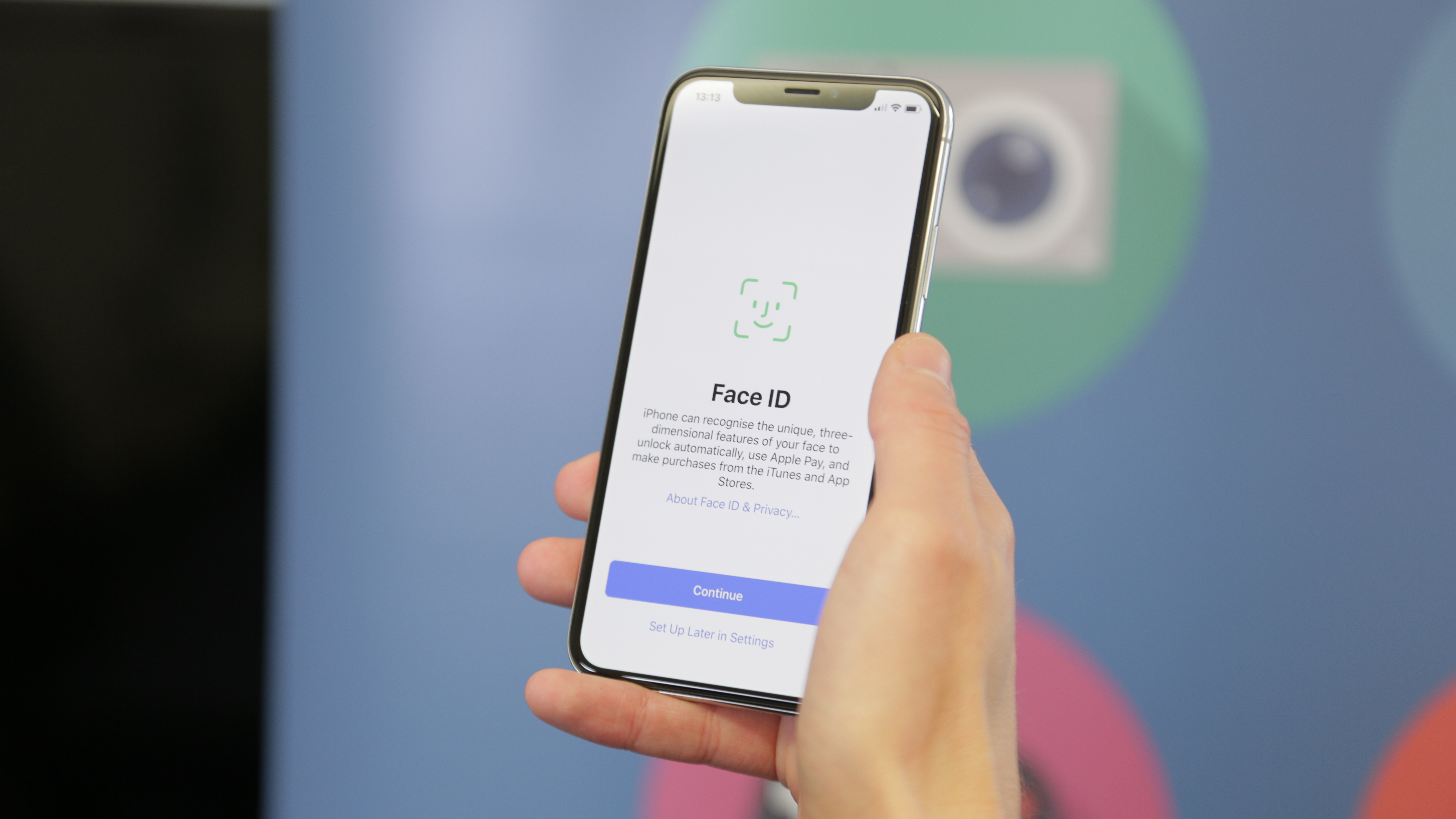 Face ID on Apple's iPhone X.