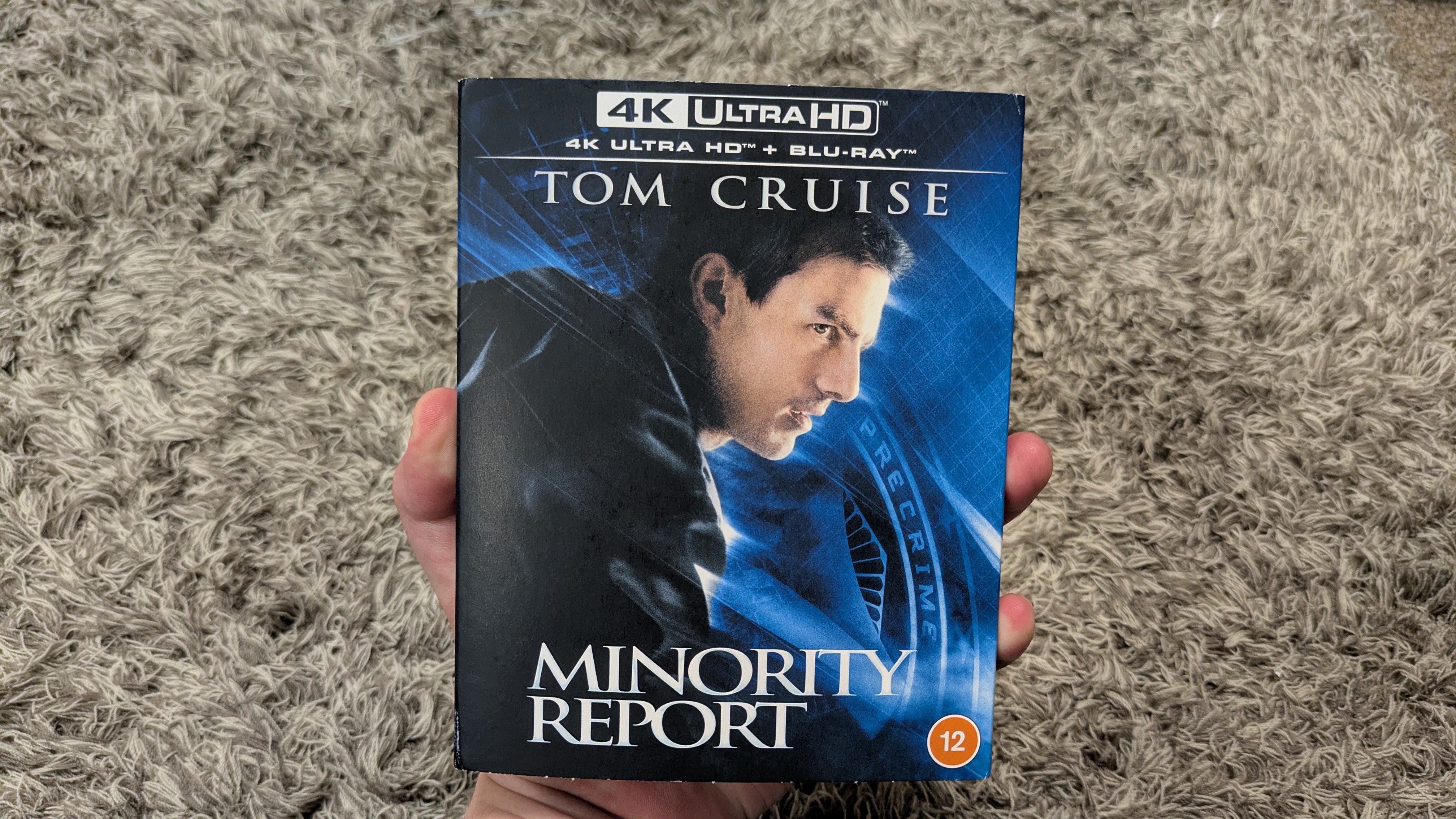 Shot of Minority Report 4K Blu-ray case