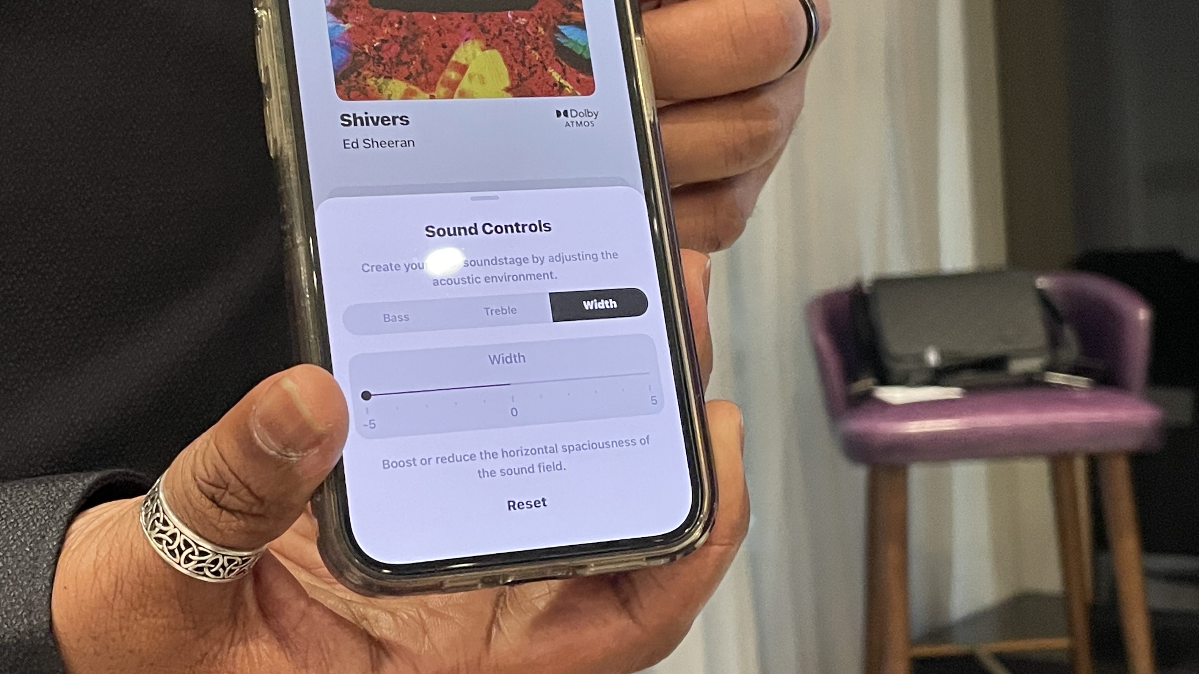 Denon 200, 400 and 600 in a very nice hotel room