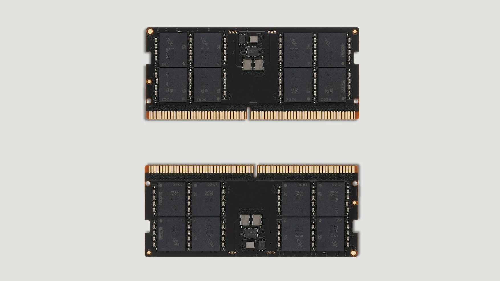 LPDDR5 RAM shown on surface
