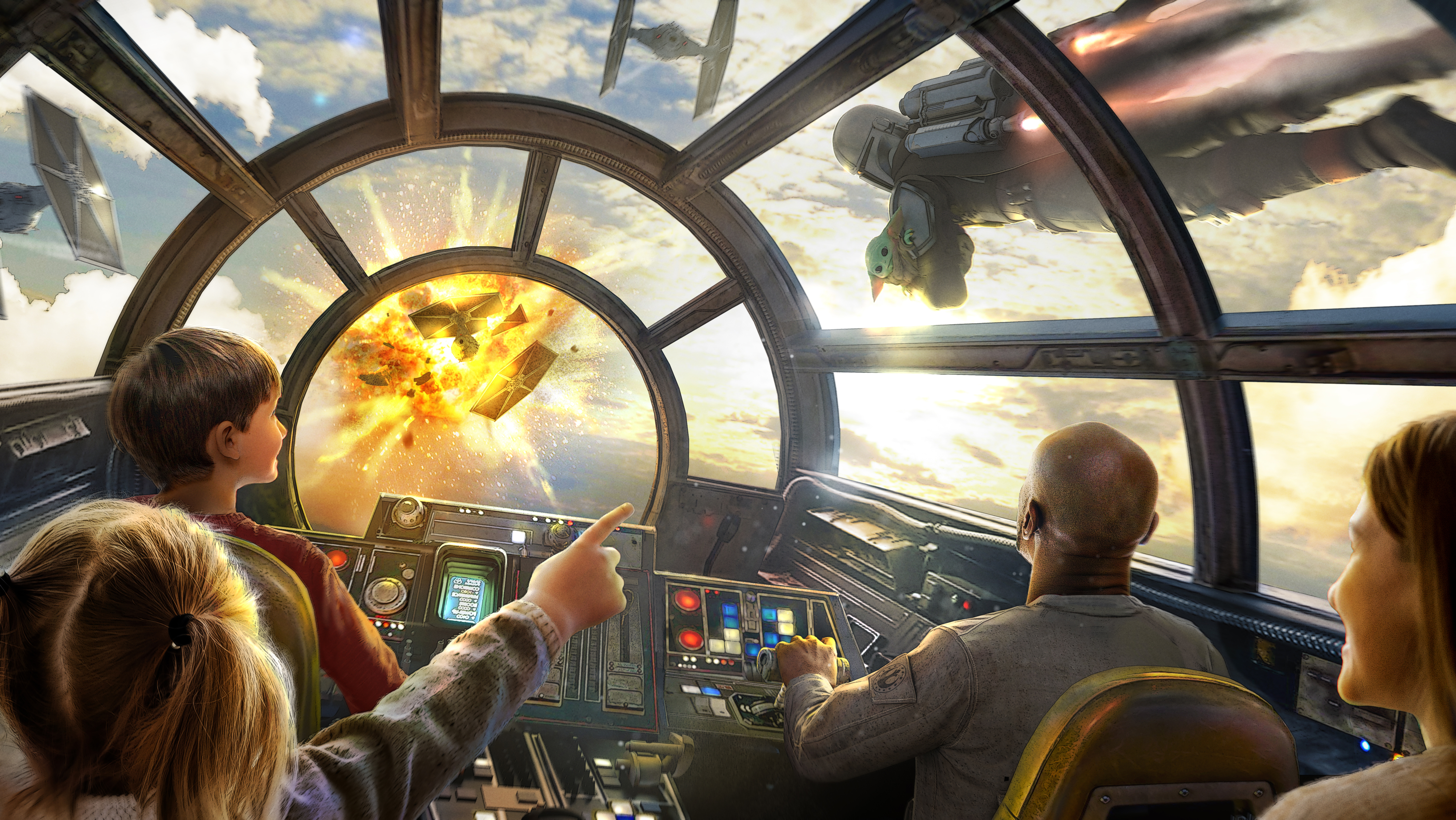 Millennium Falcon: Smugglers Run &amp;ndash; The Mandalorian and Grogu