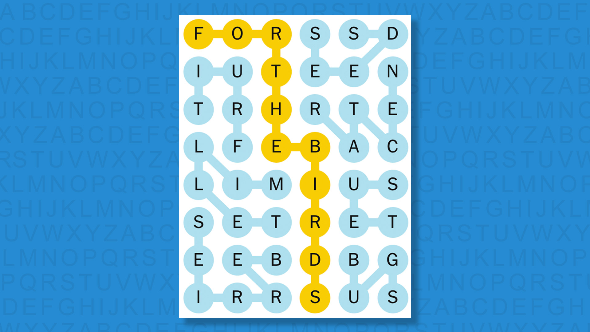 NYT Strands answers for game 756 on a blue background