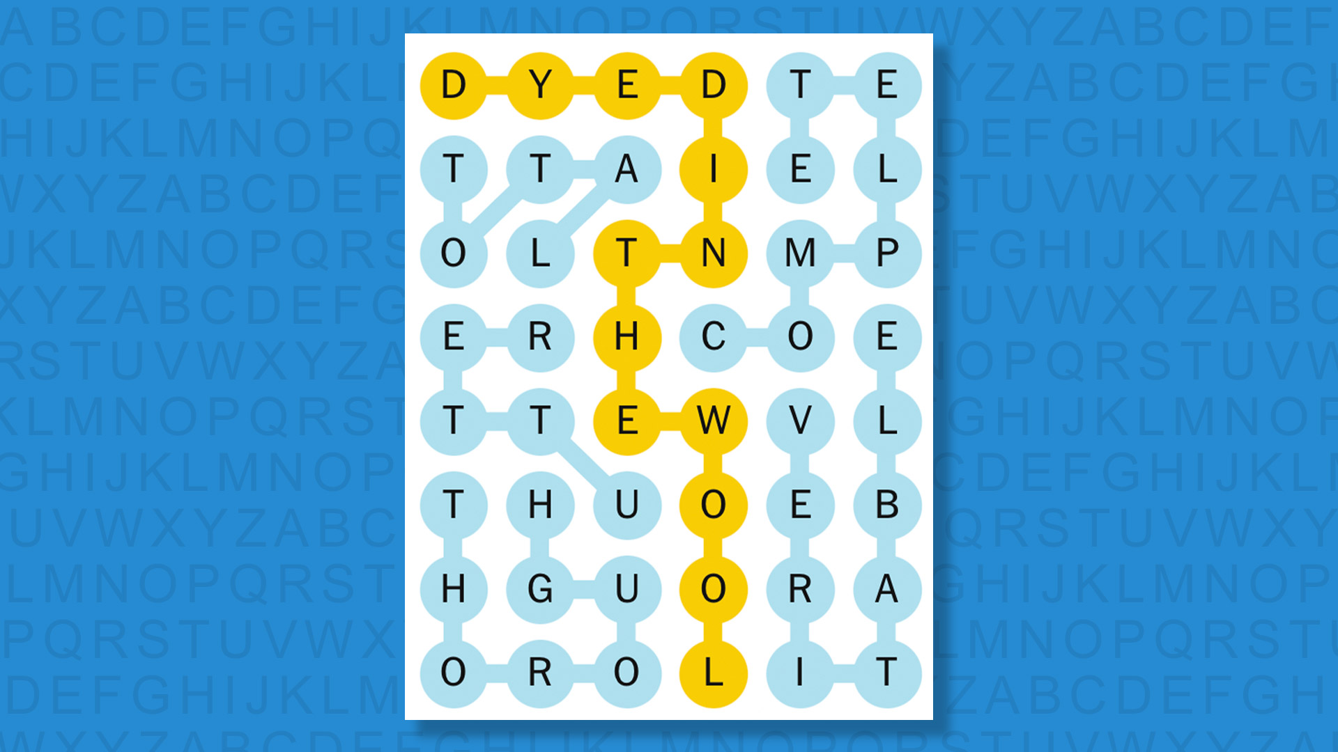 NYT Strands answers for game 739 on a blue background