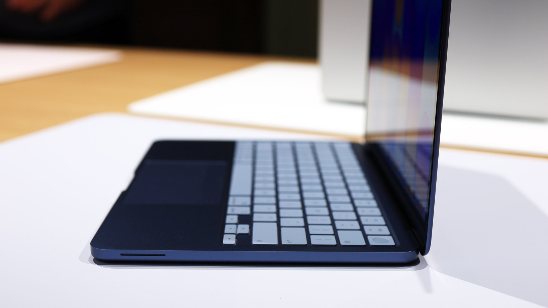 The MacBook Neo at an Apple event