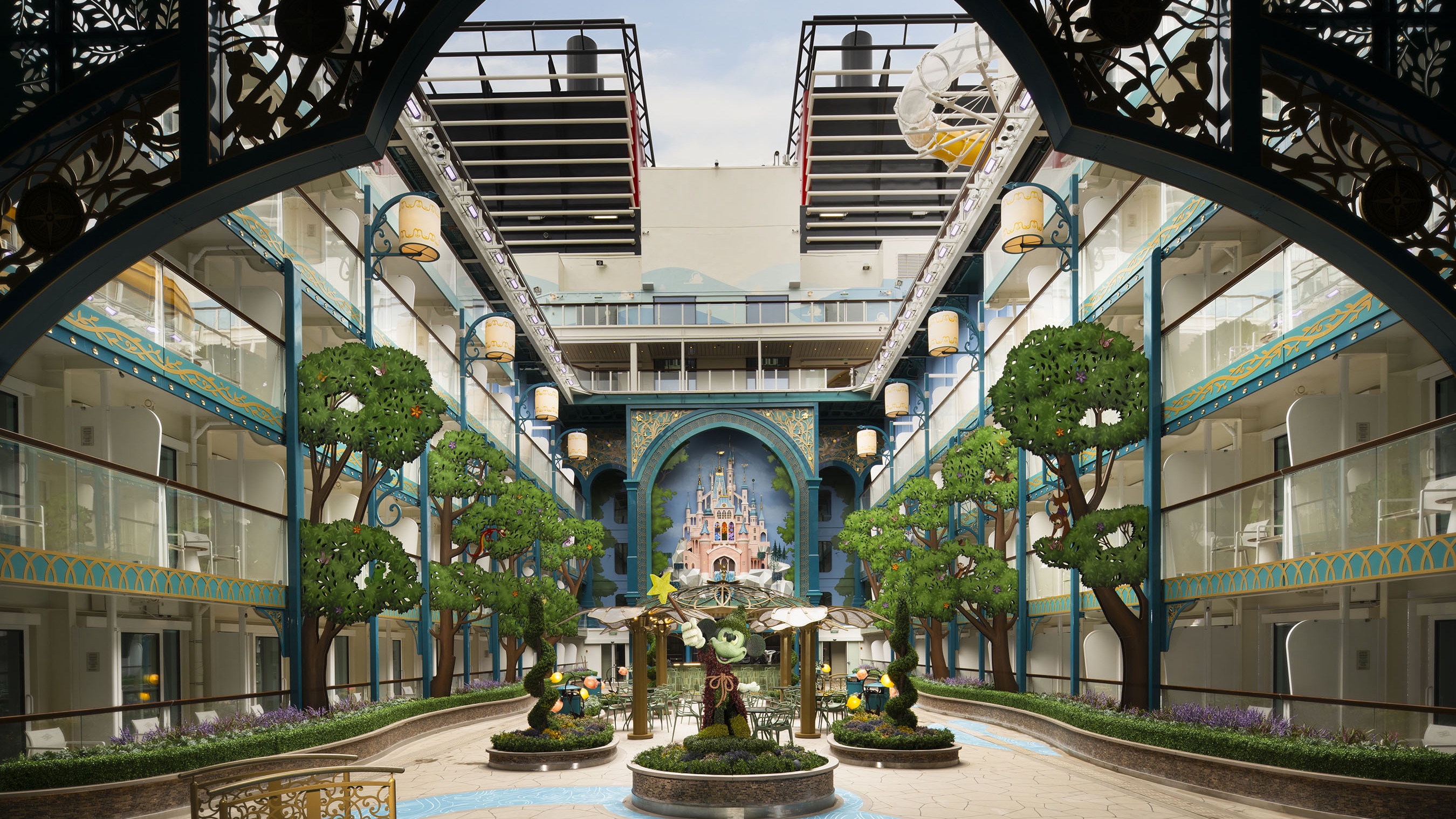 Garden Stage in the Imagination Garden aboard the Disney Adventure