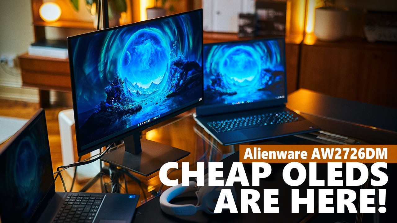 The $350 OLED upgrade for your laptop - Alienware AW2726DM - YouTube