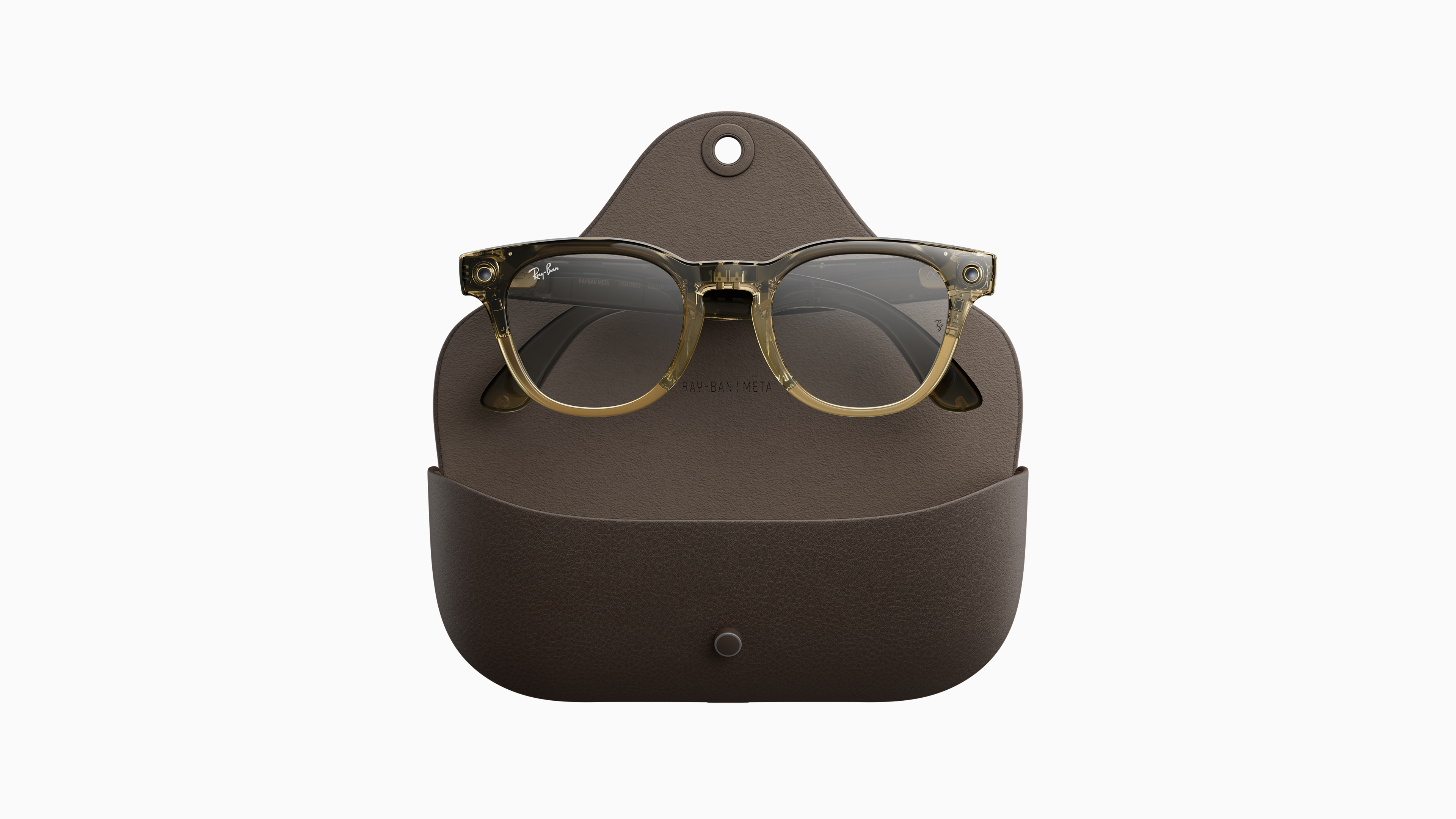 The new Meta Ray-Ban Blayzer glasses coming out of a case