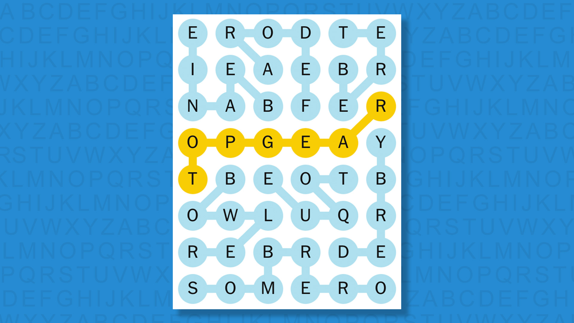 NYT Strands answers for game 769 on a blue background