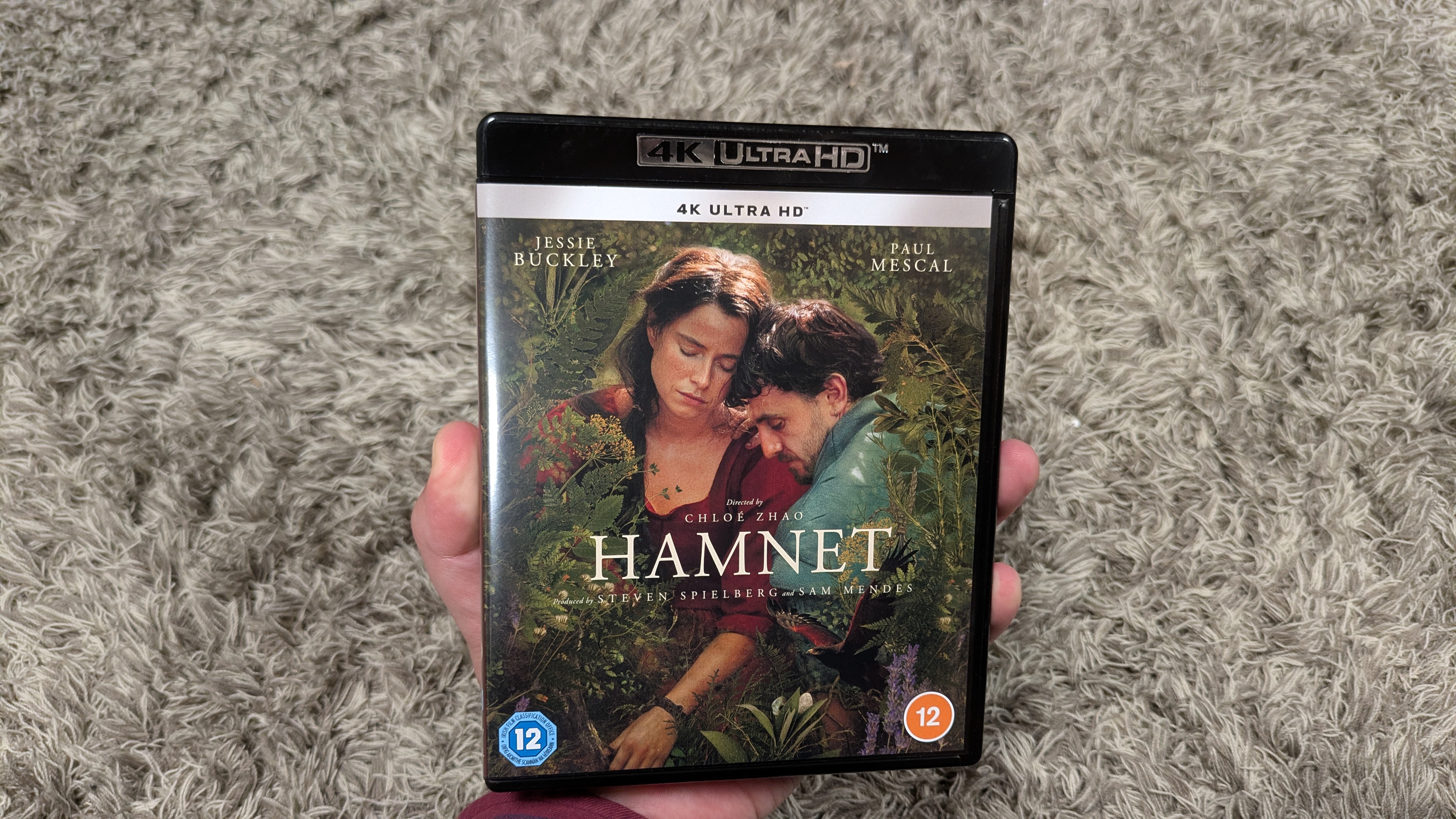 Hamnet 4K Blu-ray case 